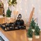 6 Pack Mini Artificial Christmas Trees Canadian Pine Tree (Green) 4"D x 4"W x 6"H